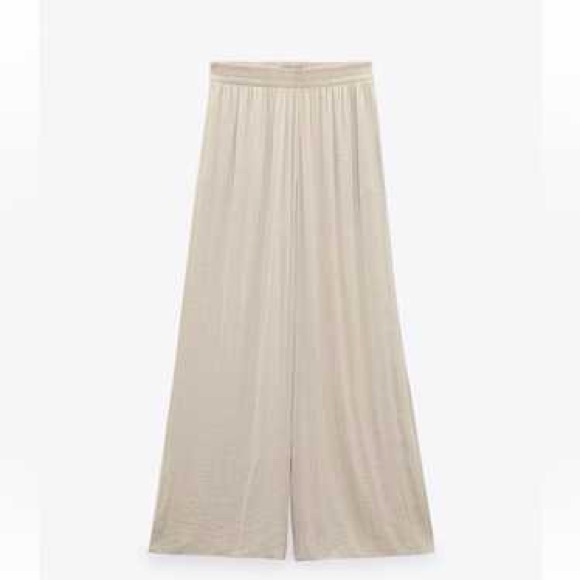 Zara palazzo pleated pants - Picture 2 of 6